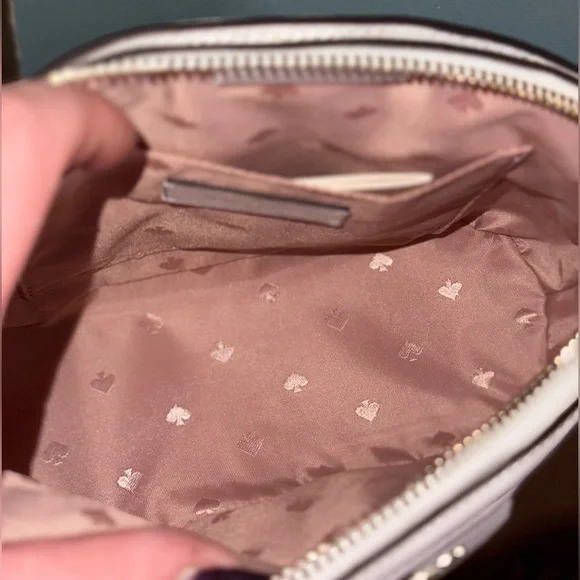 Kate Spade Wicker/White Leather Crossbody - Picture 7 of 8